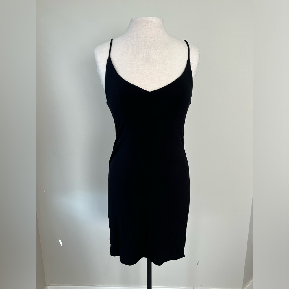 Casual spaghetti stray dress- Large